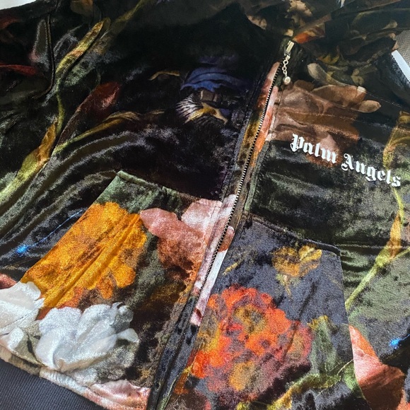 Palm angels floral crop track jacket - Picture 1 of 2